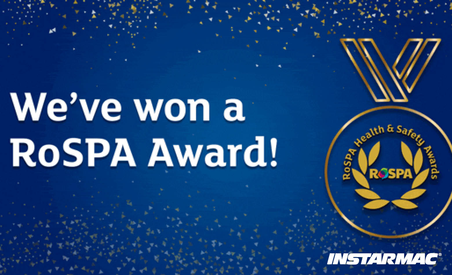 Instarmac Wins 8th Consecutive RoSPA Gold Medal Award Instarmac