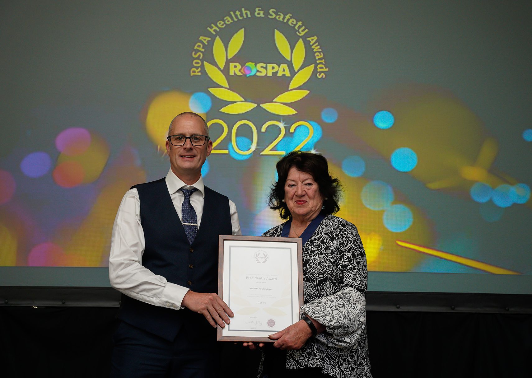 Instarmac Presented With RoSPA President s Award Instarmac